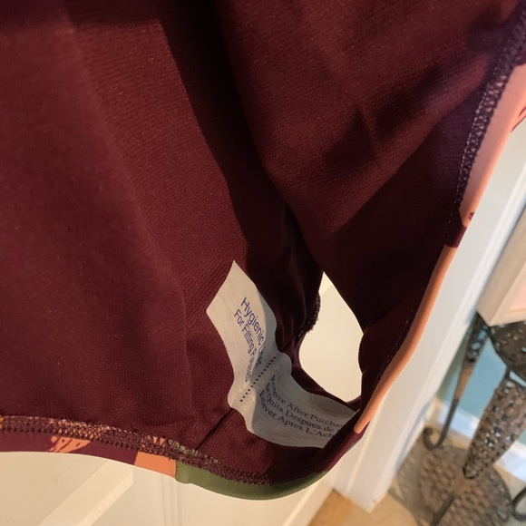 EVRI 1-piece bathing suit 4X Stunning Nikita Seamed Ruffled Primrose NWT w/strap - Picture 7 of 11